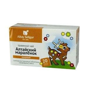 Напиток чайный "Алтайский мараленок" Иммунный, 20 ф/п х 1,5 г, "Алтай-Селигор"