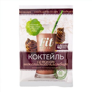Коктейль белково-углеводный "Шоколадный пломбир", 30 г, т. м. "ФитПарад®", пакет-саше
