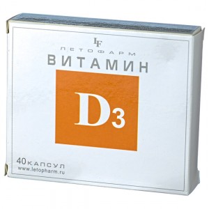 ЛетоФарм Витамин Д3 350мг (40капс)